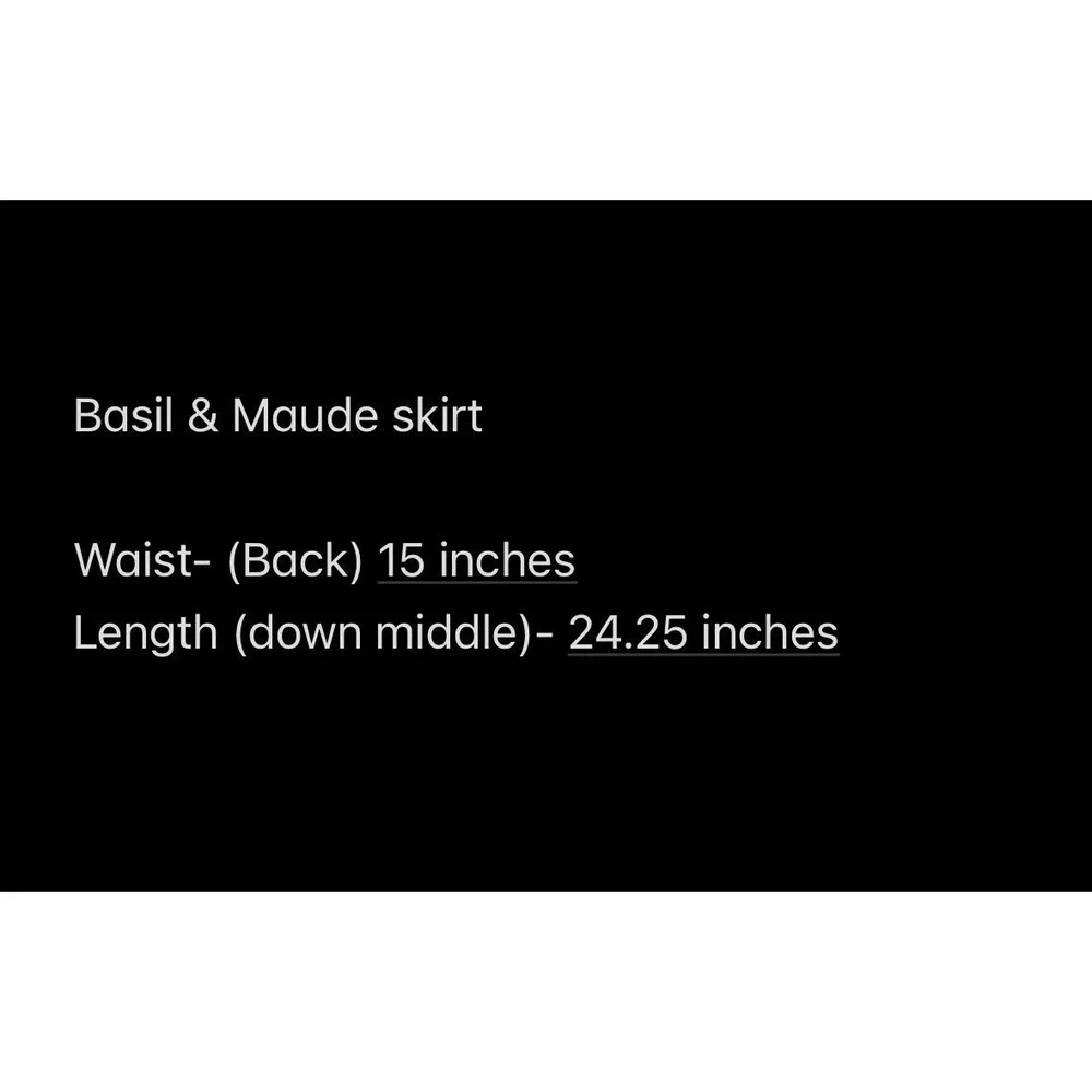 NEW - Vintage BASIL & MAUDE Skirt Beaded - Off White Color - Women's 12 - Read